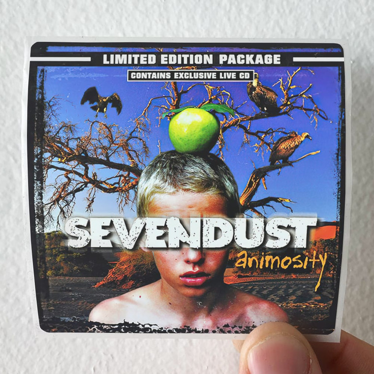 Sevendust Animosity 1 Album Cover Sticker