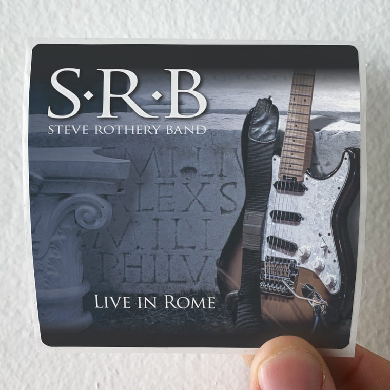 Steve Rothery Live In Rome Album Cover Sticker