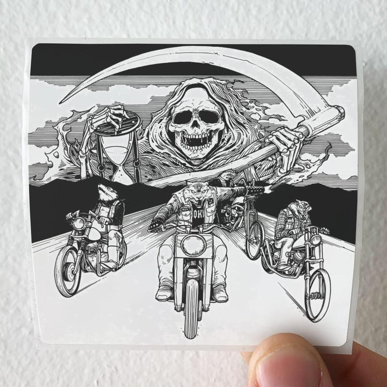 Speedwolf Ride With Death Album Cover Sticker