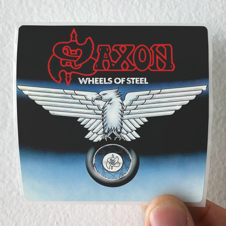 Saxon Wheels Of Steel Album Cover Sticker
