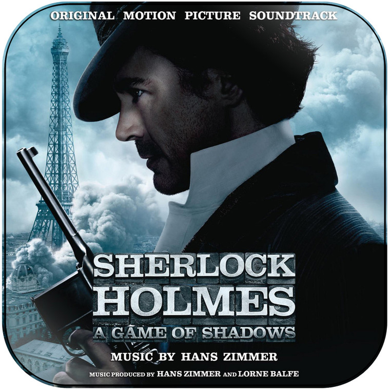 Hans Zimmer Sherlock Holmes A Game Of Shadows Album Cover Sticker