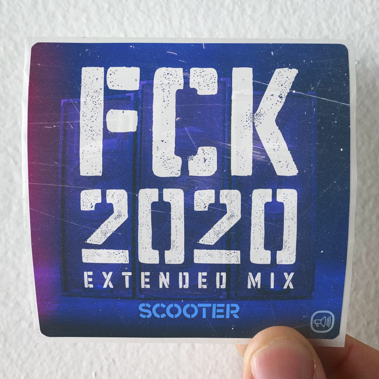 Scooter Fck 2020 1 Album Cover Sticker