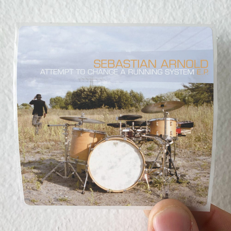 Sebastian Arnold Attempt To Change A Running System Ep Album Cover Sticker