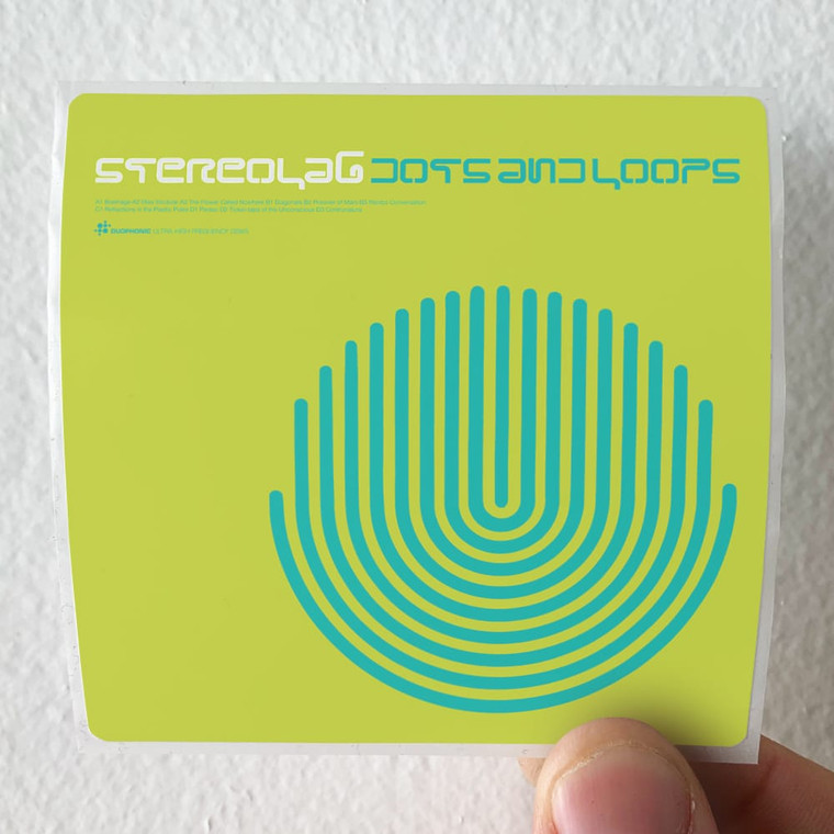 Stereolab Dots And Loops Album Cover Sticker