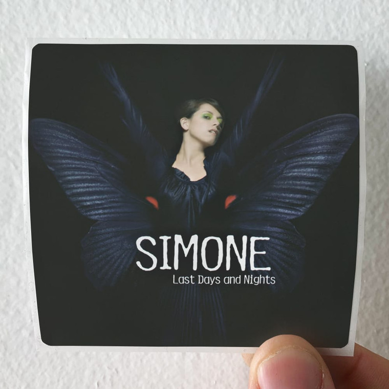 Simone Larsen Last Days And Nights Album Cover Sticker