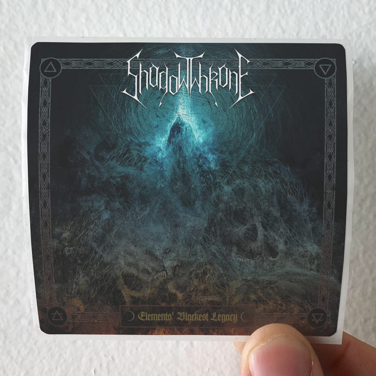 ShadowThrone Elements Blackest Legacy Album Cover Sticker