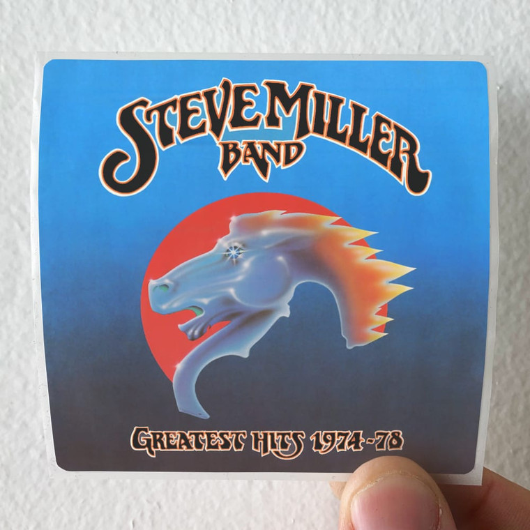 Steve Miller Band Greatest Hits 1974 78 Album Cover Sticker