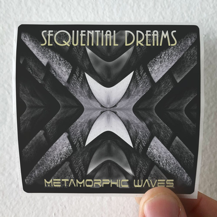 Sequential Dreams Metamorphic Waves Album Cover Sticker