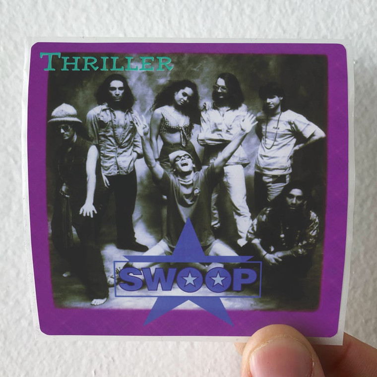 Swoop Thriller Album Cover Sticker