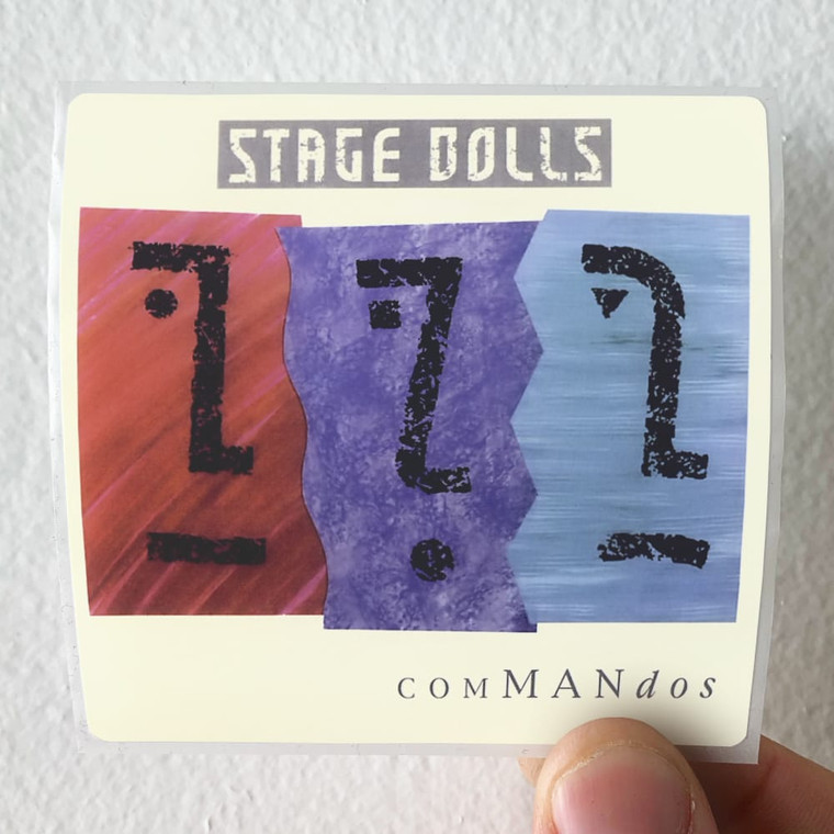 Stage Dolls Commandos Album Cover Sticker