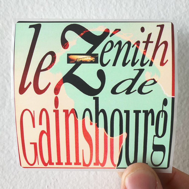 Serge Gainsbourg Le Znith De Gainsbourg Album Cover Sticker