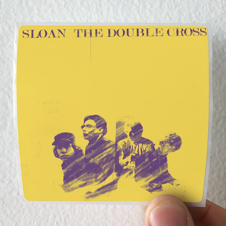 Sloan The Double Cross Album Cover Sticker