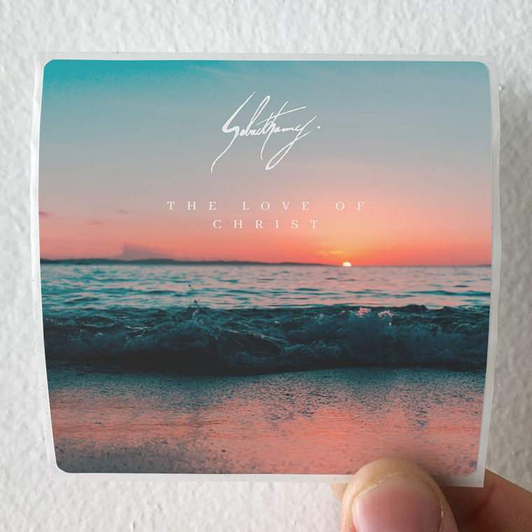 Sabackthanny The Love Of Christ Album Cover Sticker