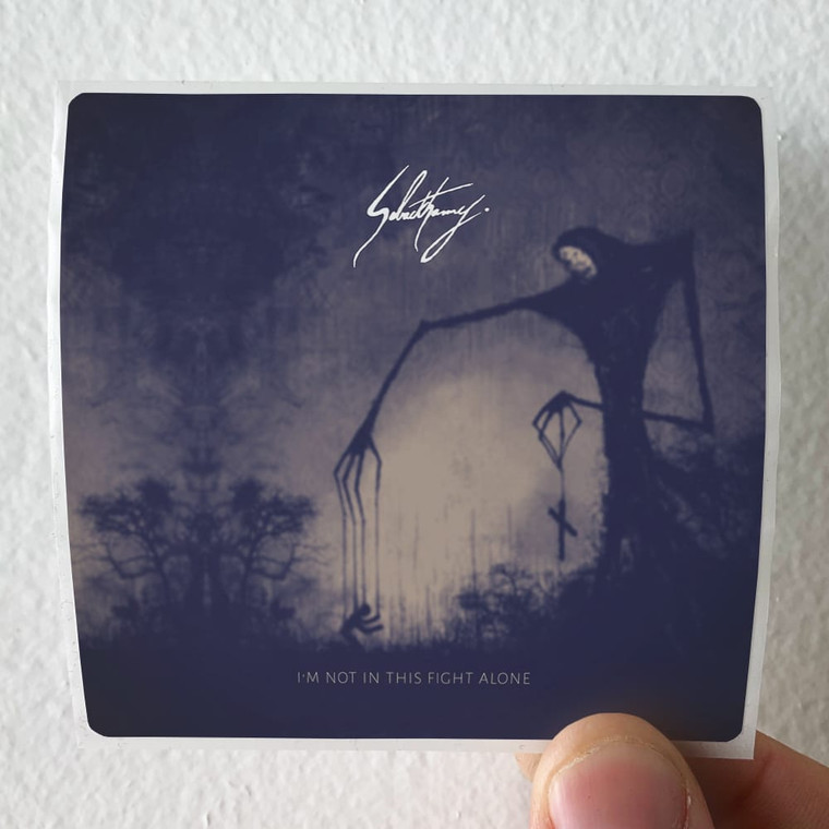 Sabackthanny Im Not In This Fight Alone Album Cover Sticker