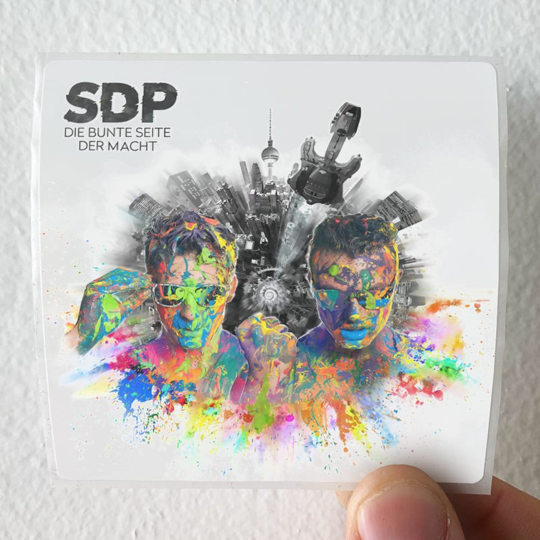 SDP Die Bunte Seite Der Macht Album Cover Sticker