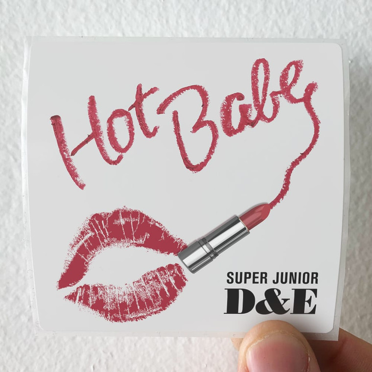 Super Junior-DandE Hot Babe Album Cover Sticker