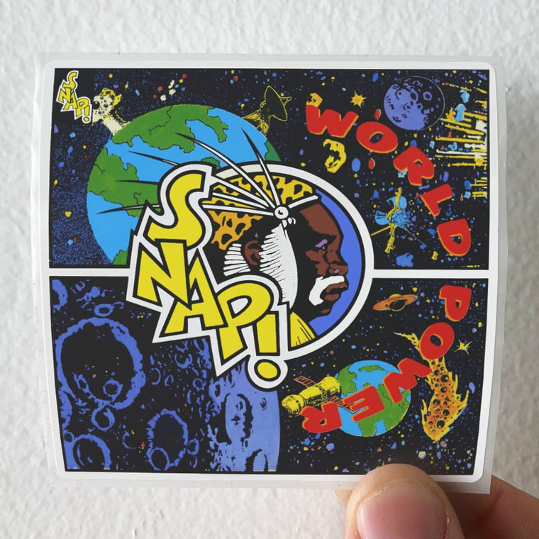 Snap World Power Album Cover Sticker