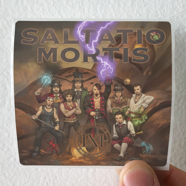 Saltatio Mortis Das Schwarze Ixi 1 Album Cover Sticker