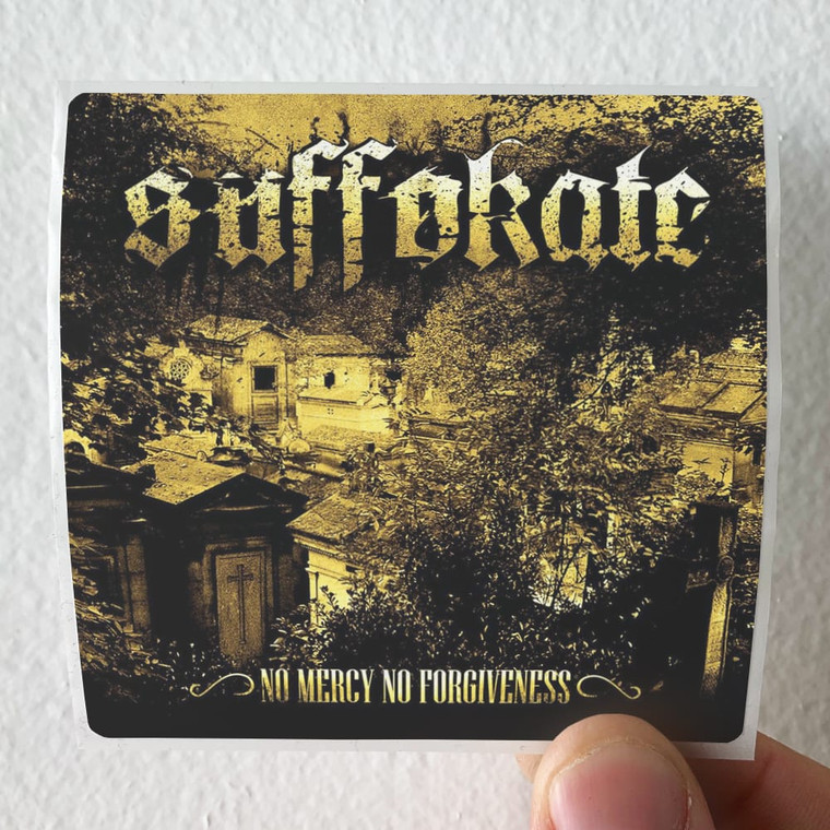 Suffokate No Mercy No Forgiveness Album Cover Sticker