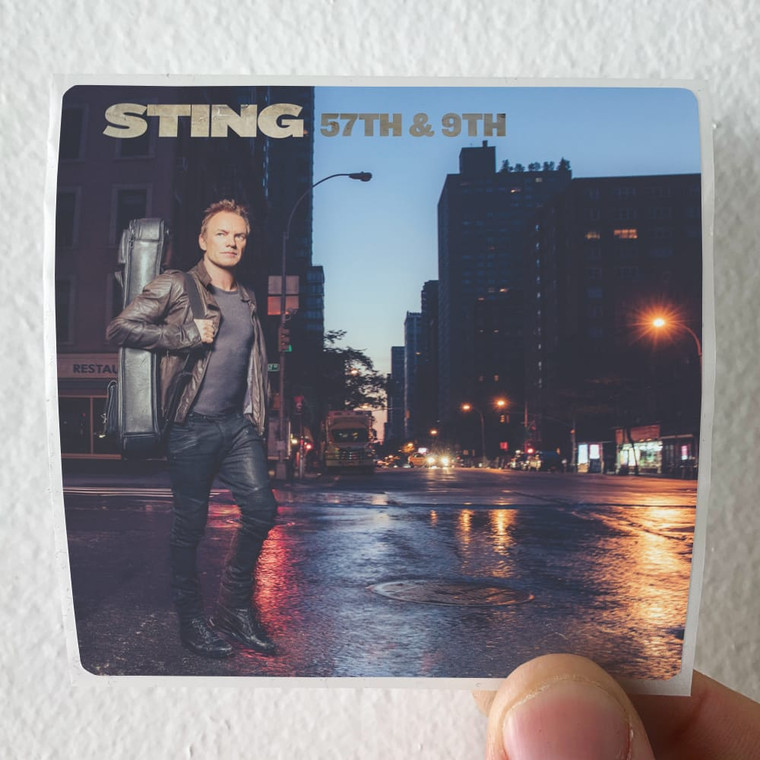 Sting 57Th 9Th 1 Album Cover Sticker