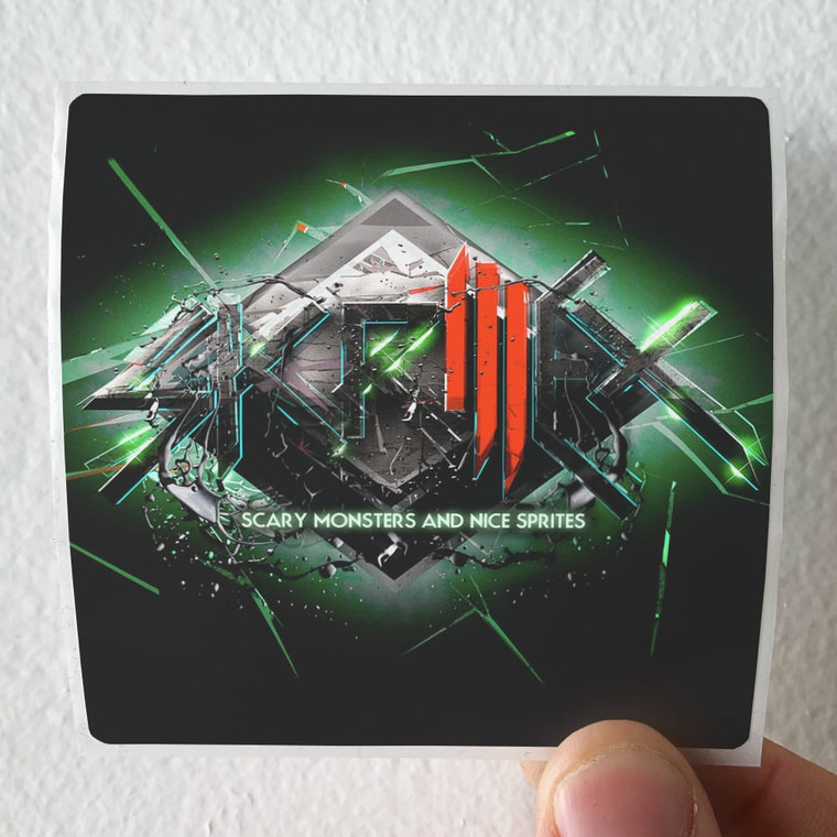 Skrillex Scary Monsters And Nice Sprites Album Cover Sticker