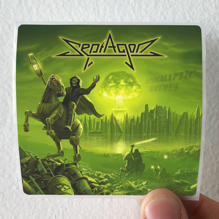 Septagon Apocalyptic Rhymes Album Cover Sticker