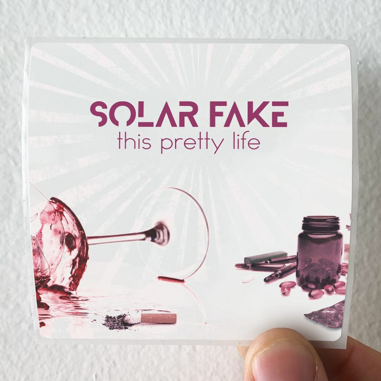 Solar Fake This Pretty Life Album Cover Sticker