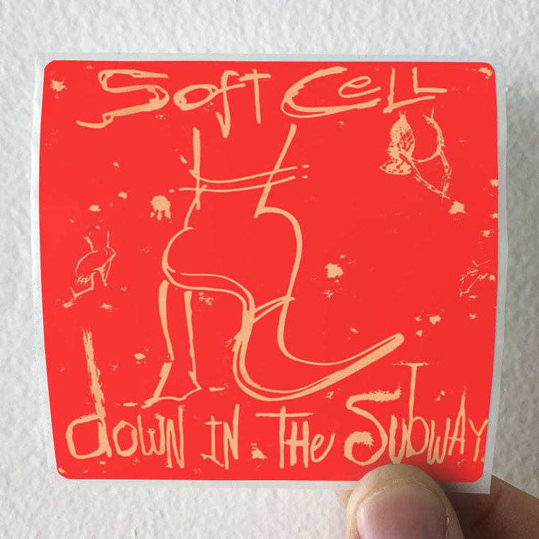 Soft Cell Down In The Subway Album Cover Sticker