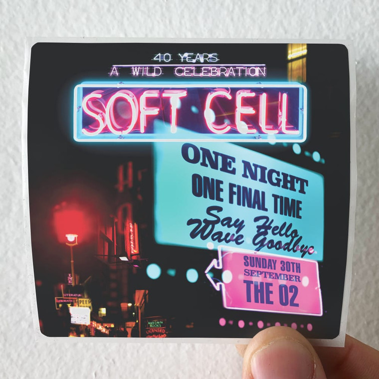Soft Cell Say Hello Wave Goodbye The O2 London Album Cover Sticker