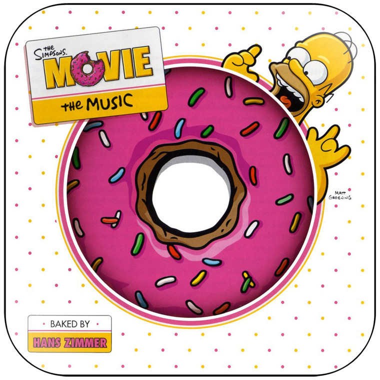 Hans Zimmer The Simpsons Movie Album Cover Sticker
