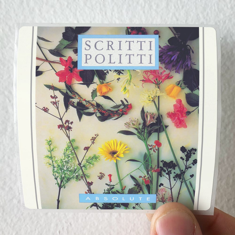 Scritti Politti Absolute Album Cover Sticker