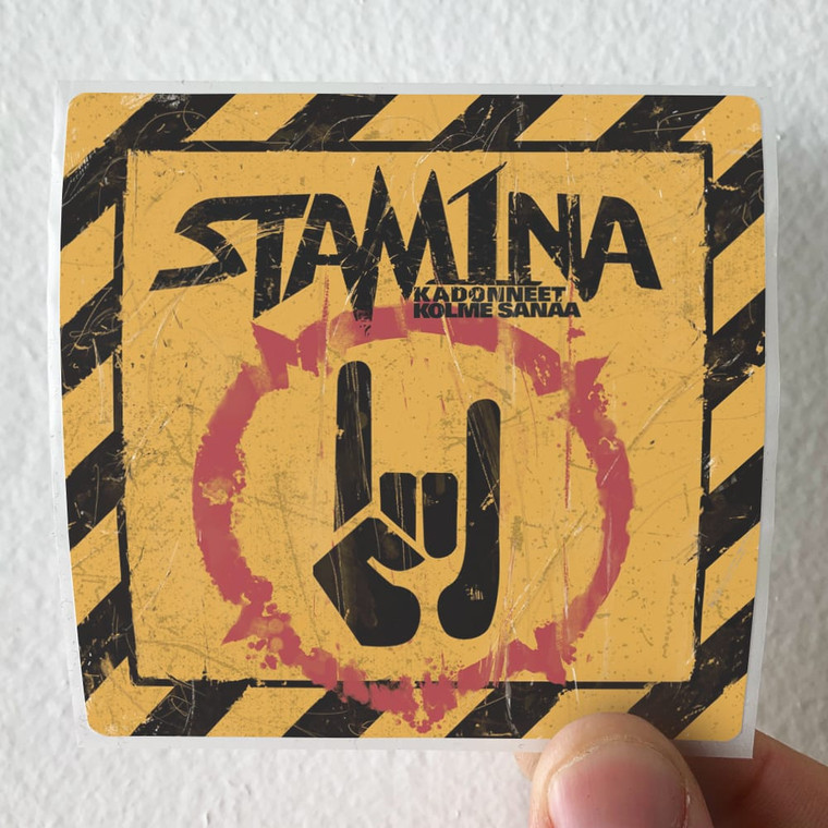 Stam1na Kadonneet Kolme Sanaa Album Cover Sticker