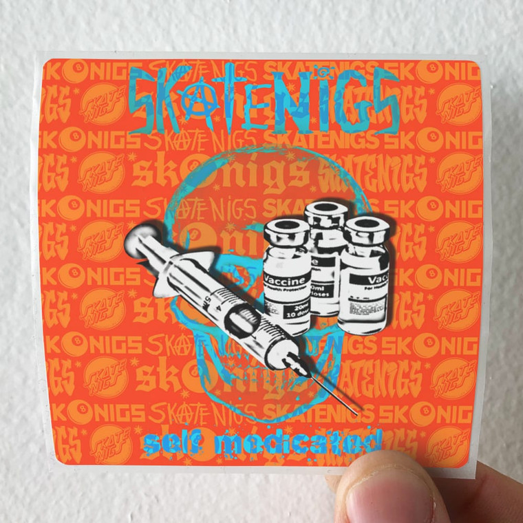 Skatenigs Self Medicated Album Cover Sticker