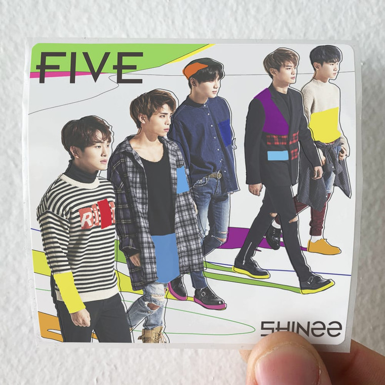 SHINee Five Album Cover Sticker