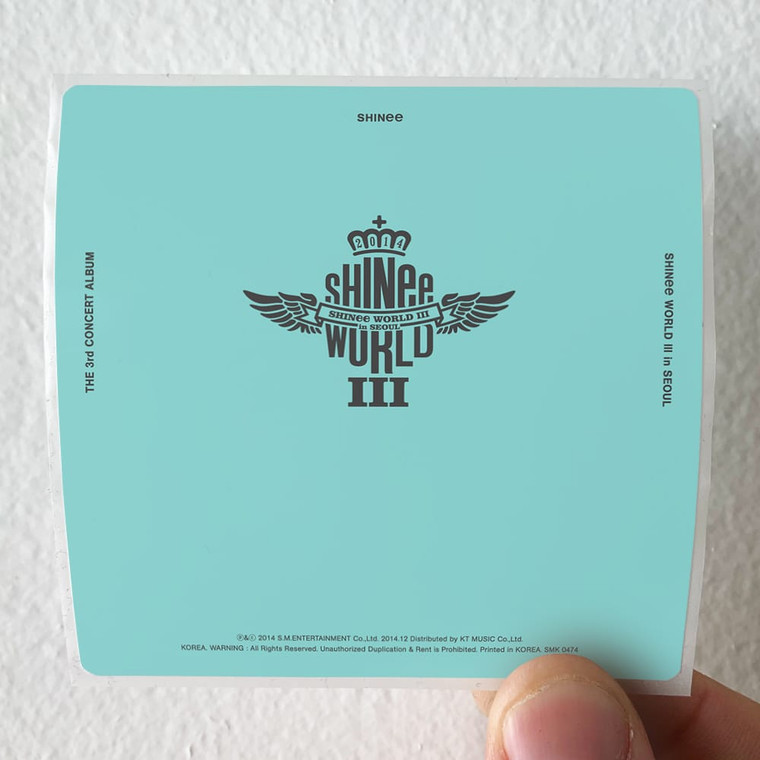 SHINee Shinee World In Seoul 1 Album Cover Sticker