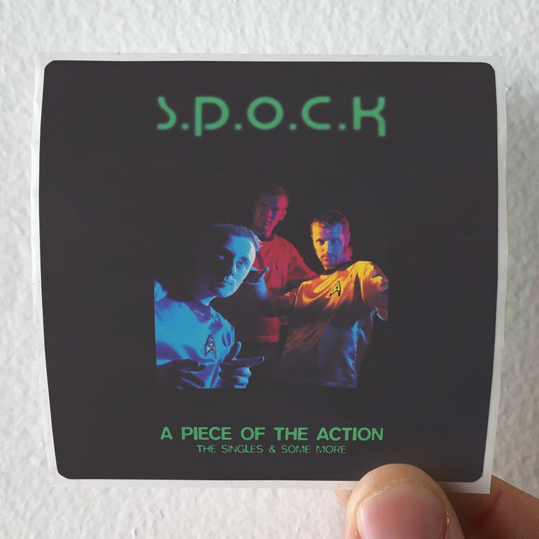 SPOCK A Piece Of The Action Album Cover Sticker
