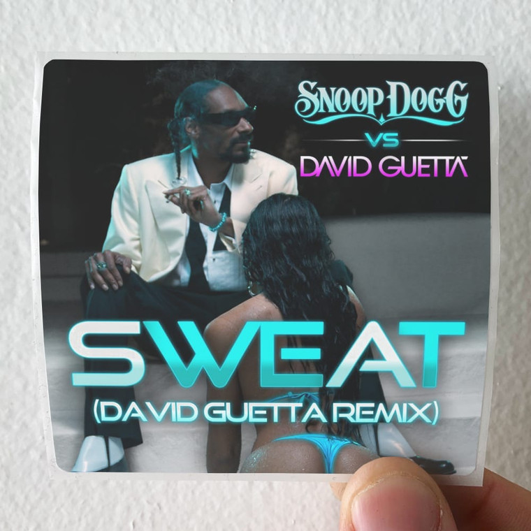 Snoop Dogg Sweat Remix Album Cover Sticker
