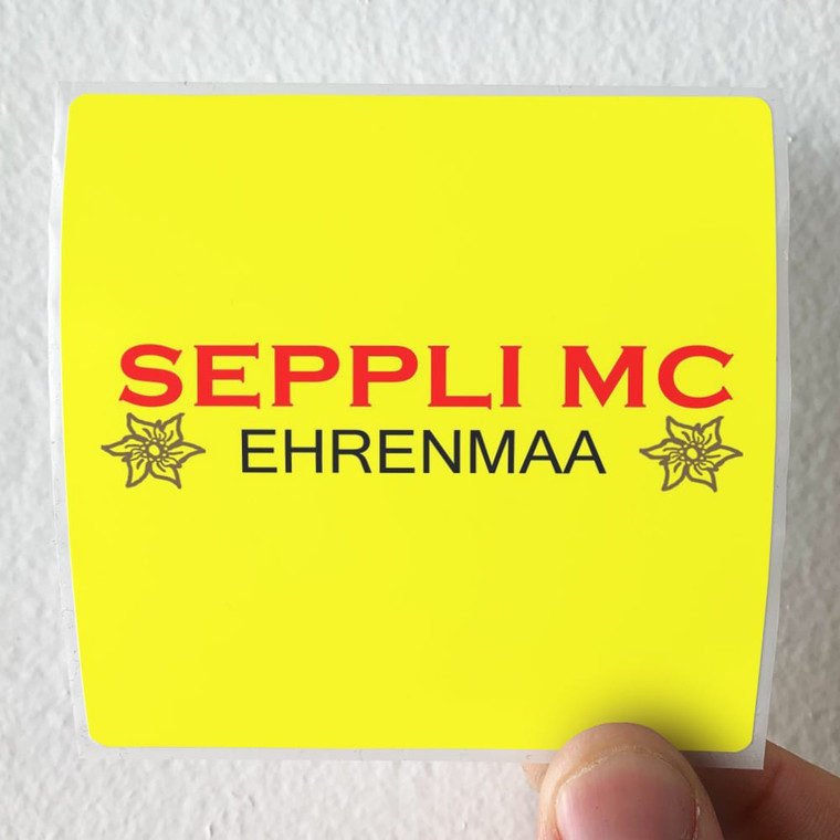 Seppli MC Ehrenmaa Radio Edit Album Cover Sticker