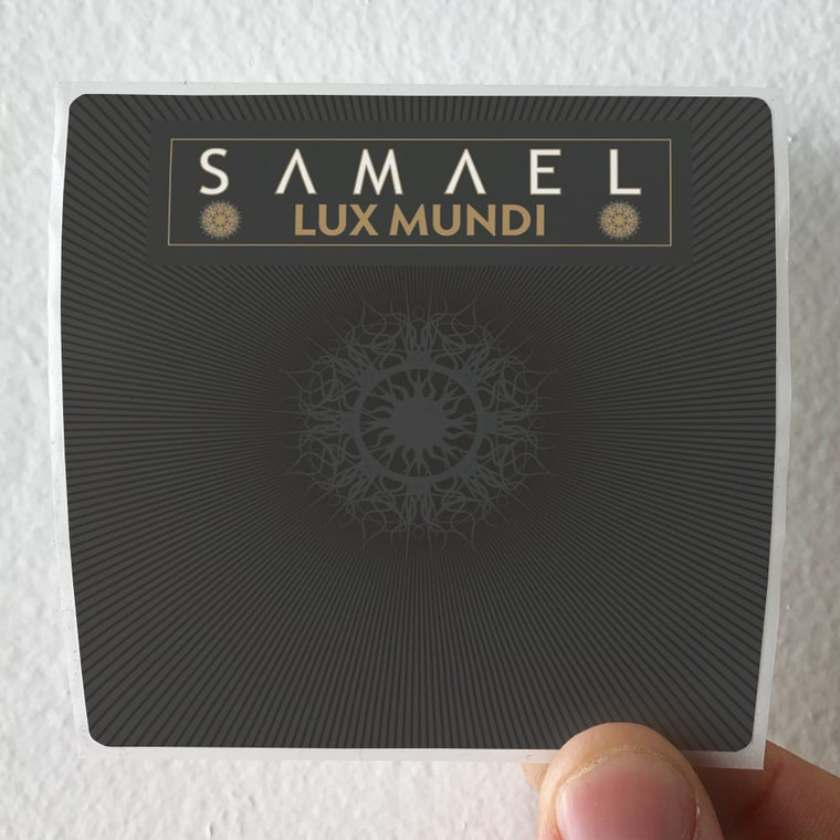 Samael Lux Mundi Album Cover Sticker