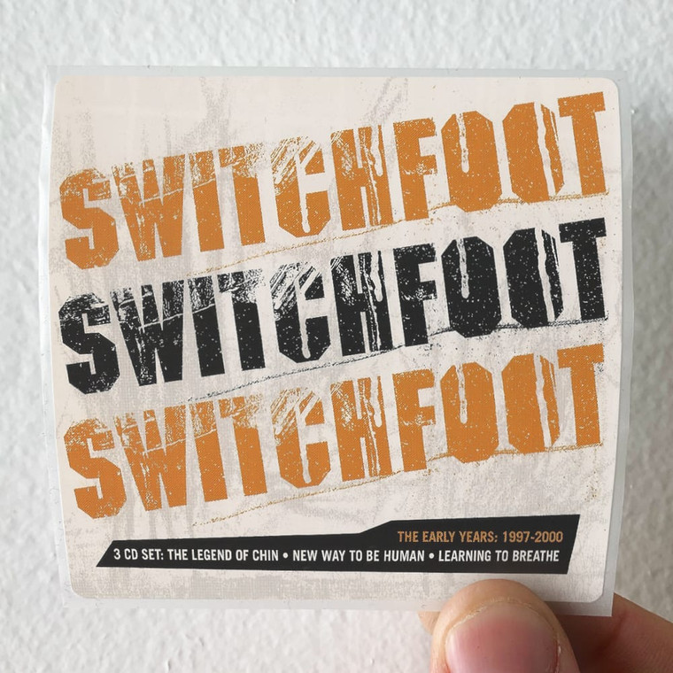 Switchfoot The Early Years 1997 2000 Album Cover Sticker