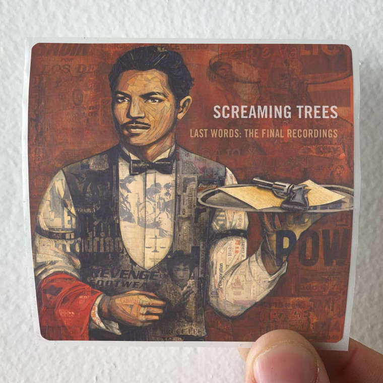 Screaming Trees Last Words The Final Recordings Album Cover Sticker