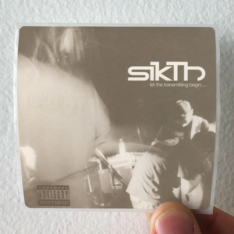 SikTh Let The Transmitting Begin Album Cover Sticker