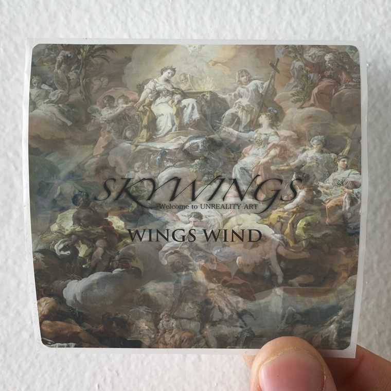 Skywings Wings Wind Album Cover Sticker