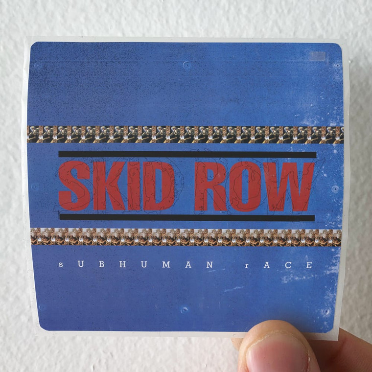 Skid Row Subhuman Race Album Cover Sticker