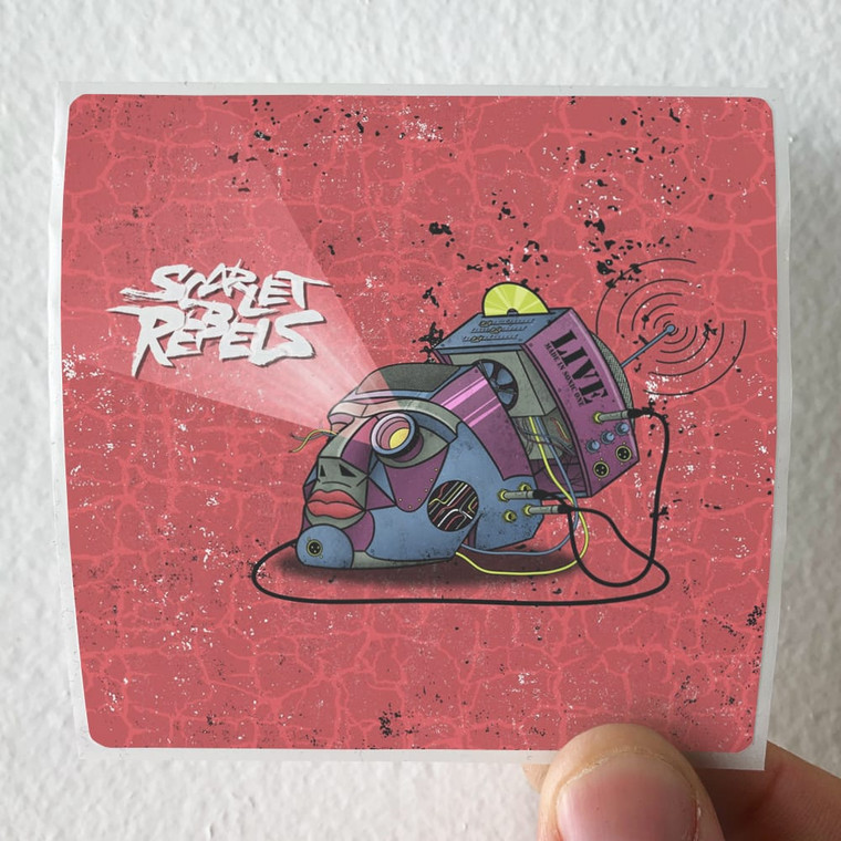 Scarlet Rebels Live Made In Sonic One Album Cover Sticker