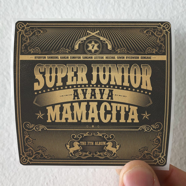 Super Junior Mamacita Album Cover Sticker