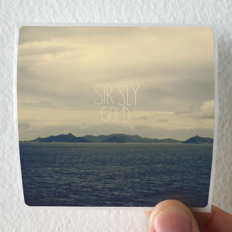 Sir Sly Gold Album Cover Sticker