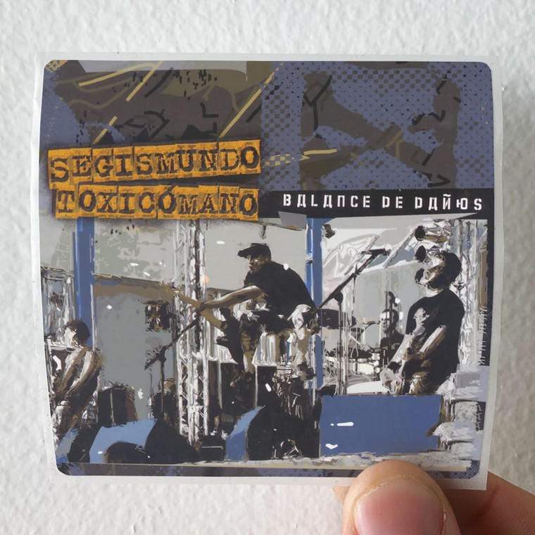 Segismundo Toxicomano Balance De Daos Album Cover Sticker