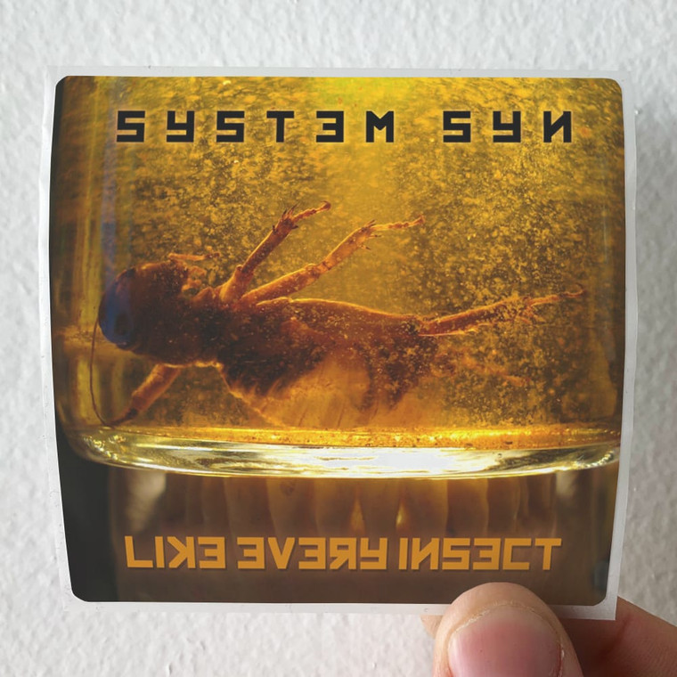 System Syn Like Every Insect Album Cover Sticker