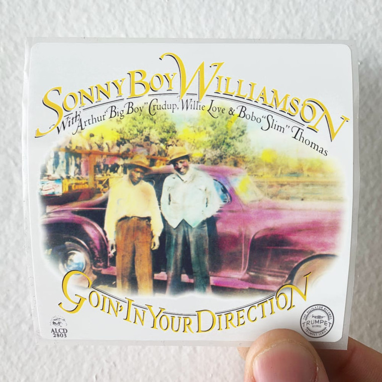 Sonny Boy Williamson Goin In Your Direction Album Cover Sticker